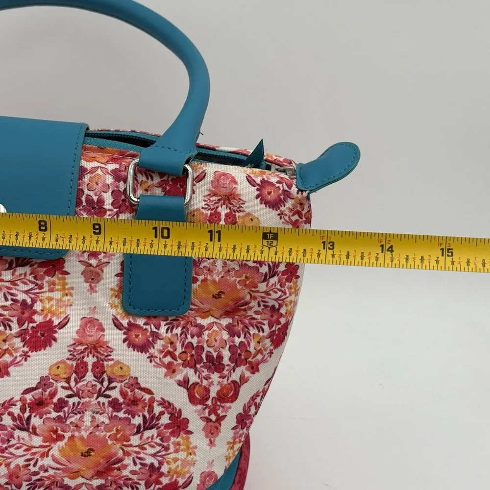 The Pioneer Woman Floral Insulated Lunch Tote Kit Set‎ Snack Bag 2 Compartments